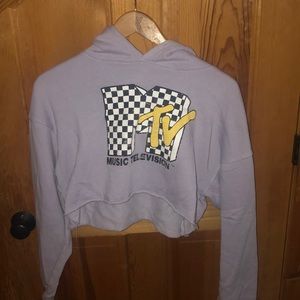 MTV Cropped Hoodie